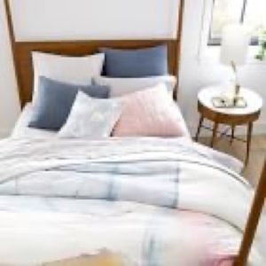 Queen West Elm Pastel Glass Duvet ONLY